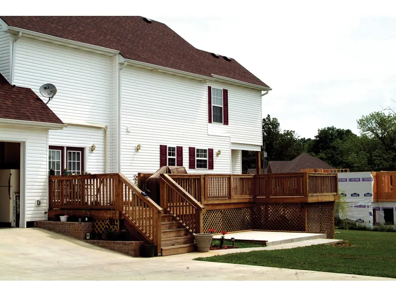 Country House Plan Rear Photo 02 - Charleston Country Farmhouse 001D-0064 - Search House Plans and More