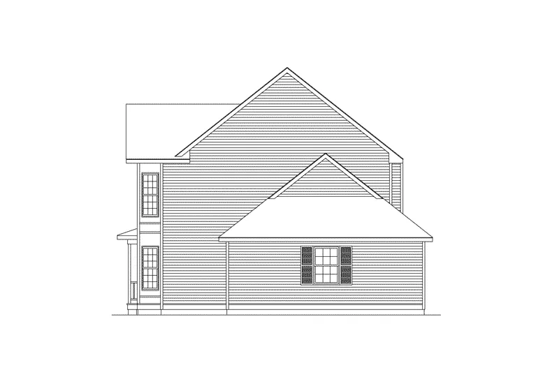 Country House Plan Right Elevation - Charleston Country Farmhouse 001D-0064 - Search House Plans and More