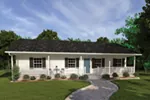 Accommodating Ranch Style Home With Front Porch 