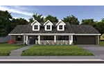 Cape Cod & New England House Plan Front Photo 02 - Ryland Ranch Home 005D-0001 - Shop House Plans and More