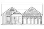 Arts & Crafts House Plan Front Elevation - Conner Hill 007D-5060 - Search House Plans and More