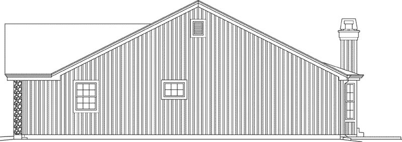 Arts & Crafts House Plan Right Elevation - Conner Hill 007D-5060 - Search House Plans and More