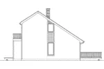 Cabin & Cottage House Plan Left Elevation - Kingsport Saltbox Vacation Home 008D-0143 - Search House Plans and More