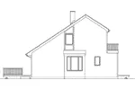 Cabin & Cottage House Plan Right Elevation - Kingsport Saltbox Vacation Home 008D-0143 - Search House Plans and More