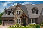 Shingle House Plan Front Photo of House - Harrisburg Lake Craftsman Home 011D-0043 - Search House Plans and More