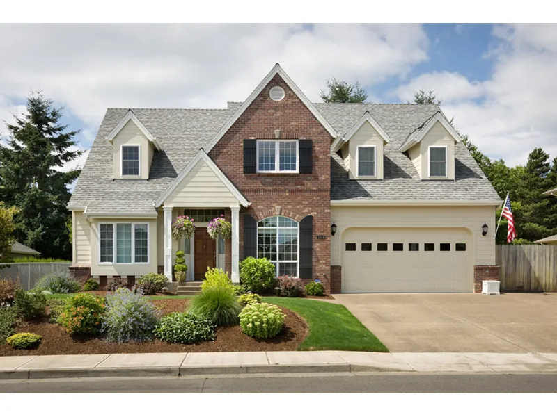 Shingle House Plan Front Photo 01 - Harrisburg Lake Craftsman Home 011D-0043 - Search House Plans and More