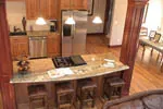 Shingle House Plan Kitchen Photo 03 - Harrisburg Lake Craftsman Home 011D-0043 - Search House Plans and More