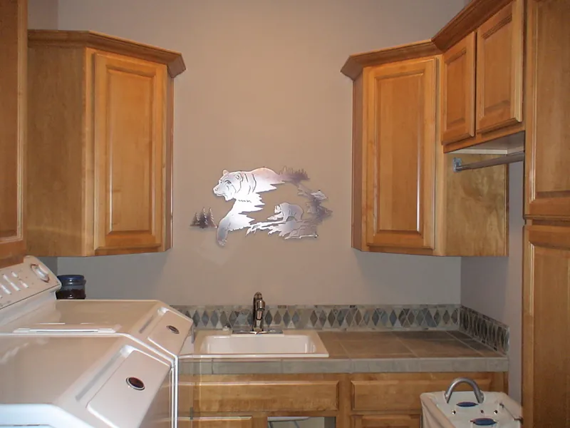 Shingle House Plan Laundry Room Photo 02 - Harrisburg Lake Craftsman Home 011D-0043 - Search House Plans and More