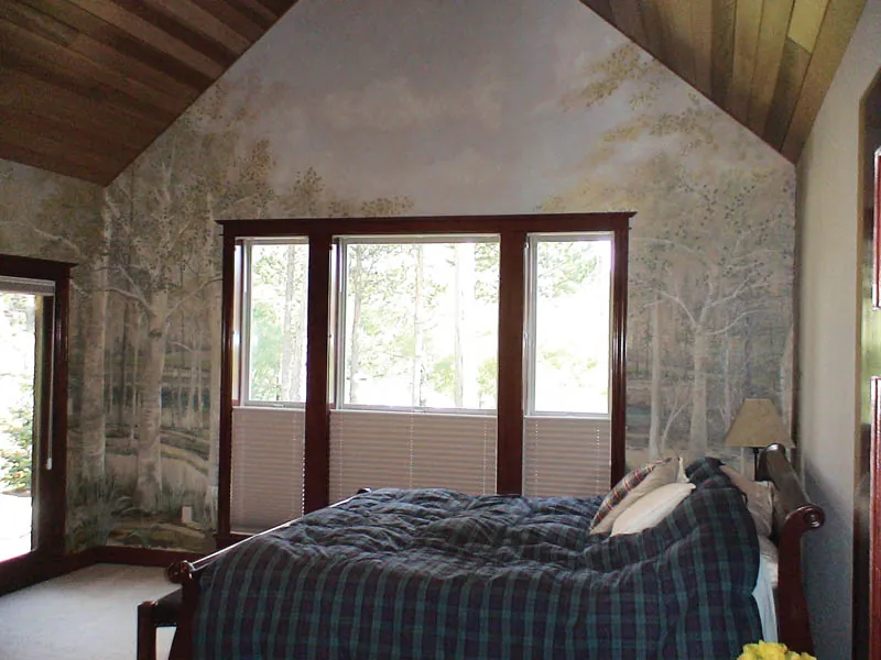 Shingle House Plan Master Bedroom Photo 03 - Harrisburg Lake Craftsman Home 011D-0043 - Search House Plans and More
