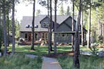 Shingle House Plan Rear Photo 03 - Harrisburg Lake Craftsman Home 011D-0043 - Search House Plans and More