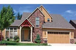 Craftsman House Plan Front Photo 03 - Fawn Canyon Tudor Style Home 011D-0046 - Search House Plans and More