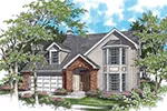 Traditional House Plan Front of House 011D-0102