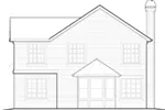 Traditional House Plan Rear Elevation - Eden Lane Country Home 011D-0104 - Search House Plans and More