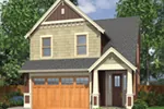 Craftsman House Plan Front of House 011D-0117