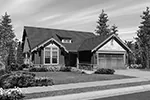 Shingle House Plan Front Image of House - Longhurst Craftsman Ranch Home 011D-0222 - Shop House Plans and More