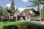Country French House Plan Front Image - Sherman Hollow European Home 011D-0229 - Shop House Plans and More