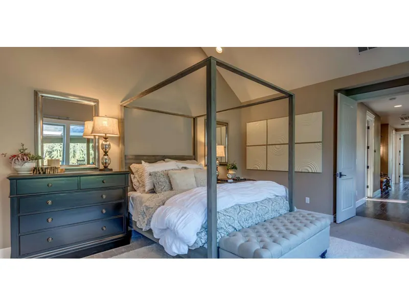 Country French House Plan Master Bedroom Photo 02 - Sherman Hollow European Home 011D-0229 - Shop House Plans and More