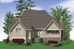 Country French House Plan Rear Photo 03 - Sherman Hollow European Home 011D-0229 - Shop House Plans and More