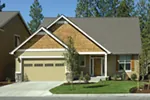 Craftsman House Plan Front of Home - Sayer Cove Country Home 011D-0233 - Shop House Plans and More