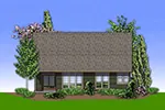Craftsman House Plan Rear Photo 01 - Sayer Cove Country Home 011D-0233 - Shop House Plans and More