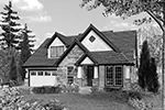 Cabin & Cottage House Plan Front Image of House - Timber Way Craftsman Home 011D-0243 - Shop House Plans and More
