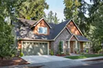 Cabin & Cottage House Plan Front of Home - Timber Way Craftsman Home 011D-0243 - Shop House Plans and More