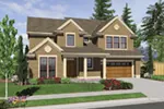 Craftsman House Plan Front Image - Newton Creek Craftsman Home 011D-0249 - Shop House Plans and More