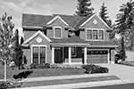 Craftsman House Plan Front Image of House - Newton Creek Craftsman Home 011D-0249 - Shop House Plans and More