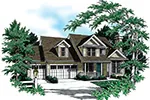 Shingle House Plan Front Image - Ridgefield Lake Country Home 011D-0258 - Shop House Plans and More