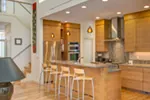 Beach & Coastal House Plan Family Room Photo 02 - Juno Modern Home 011D-0266 - Search House Plans and More