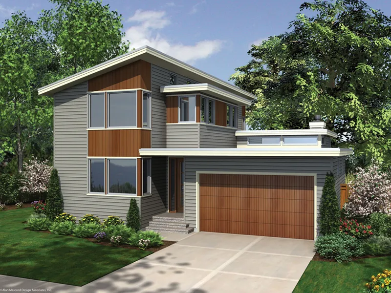 Vacation House Plan Side View Photo 02 - Heika Modern Home 011D-0267 - Search House Plans and More