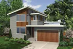 Vacation House Plan Side View Photo 02 - Heika Modern Home 011D-0267 - Search House Plans and More