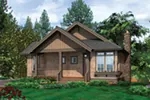 Cabin & Cottage House Plan Front of House 011D-0292
