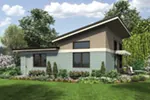 Beach & Coastal House Plan Rear Photo 01 - Rockport Modern Home 011D-0306 - Shop House Plans and More