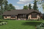 Mountain House Plan Rear Photo 03 - Fabito Rustic Prairie Home 011D-0311 - Search House Plans and More