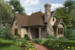 Country French House Plan Front of House 011D-0312