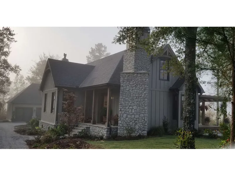 Rustic House Plan Side View Photo 02 - Robbin English Cottage Home 011D-0313 - Shop House Plans and More