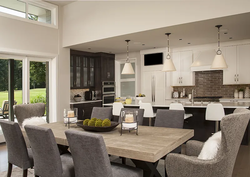 Southwestern House Plan Great Room Photo 01 - Harris Modern Prairie Home 011D-0335 - Search House Plans and More