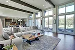 Southwestern House Plan Living Room Photo 02 - Harris Modern Prairie Home 011D-0335 - Search House Plans and More
