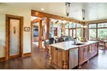 Shingle House Plan Kitchen Photo 04 - Leigh Lane Rustic Country Ranch House - Shop House Plans and More
