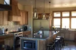 Shingle House Plan Kitchen Photo 07 - Leigh Lane Rustic Country Ranch House - Shop House Plans and More