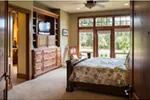 Shingle House Plan Master Bedroom Photo 01 - Leigh Lane Rustic Country Ranch House - Shop House Plans and More