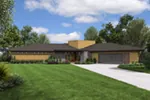 European House Plan Front of House 011D-0349