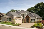 Craftsman House Plan Front of House 011D-0417