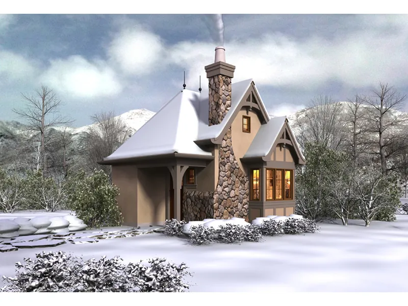 Mountain House Plan Front Photo 02 - Digby European Cottage Home 011D-0431 - Search House Plans and More