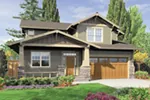 Country House Plan Front of House 011D-0440