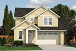 Arts & Crafts House Plan Front Image - Hanna Rose Country Home 011D-0459 - Search House Plans and More