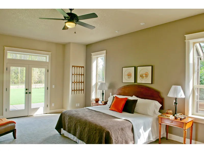 Craftsman House Plan Bedroom Photo 02 - Wrights Creek Craftsman Home 011D-0526 - Shop House Plans and More