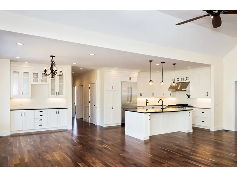 Craftsman House Plan Kitchen Photo 03 - Wrights Creek Craftsman Home 011D-0526 - Shop House Plans and More