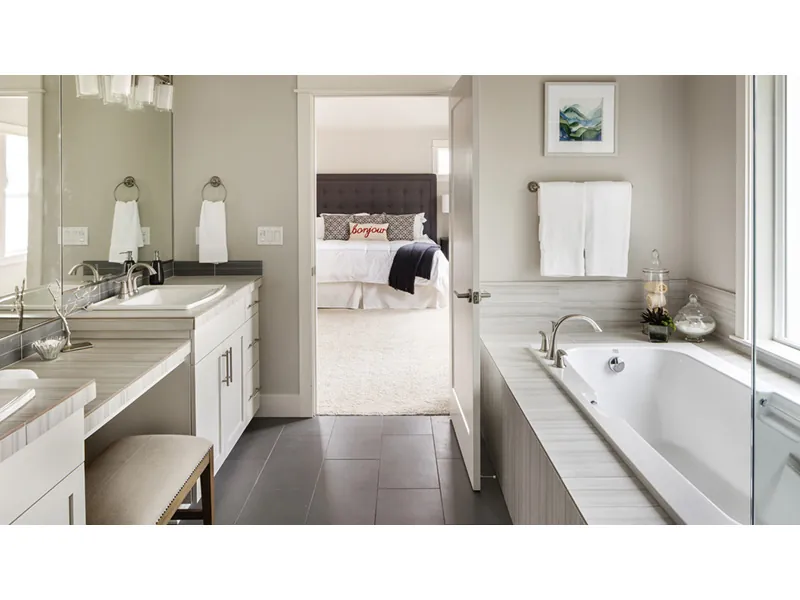 Country House Plan Master Bathroom Photo 01 - Cork Hollow Craftsman Home 011D-0574 - Search House Plans and More